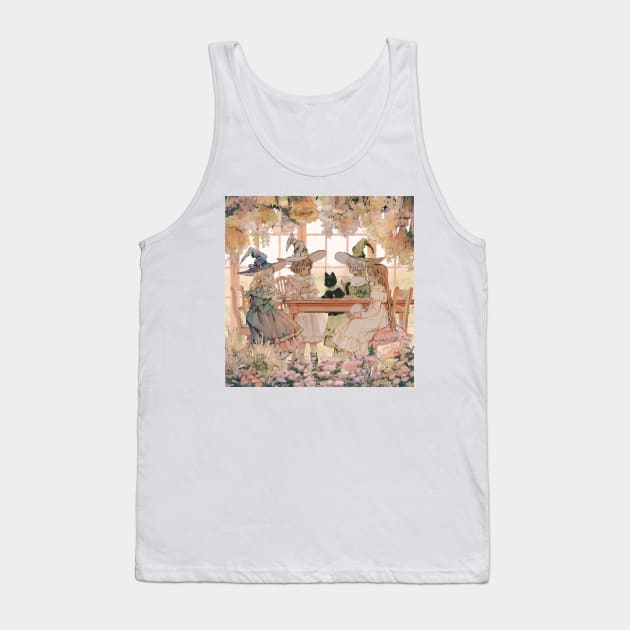 Witches' Tea time Tank Top by rt0no